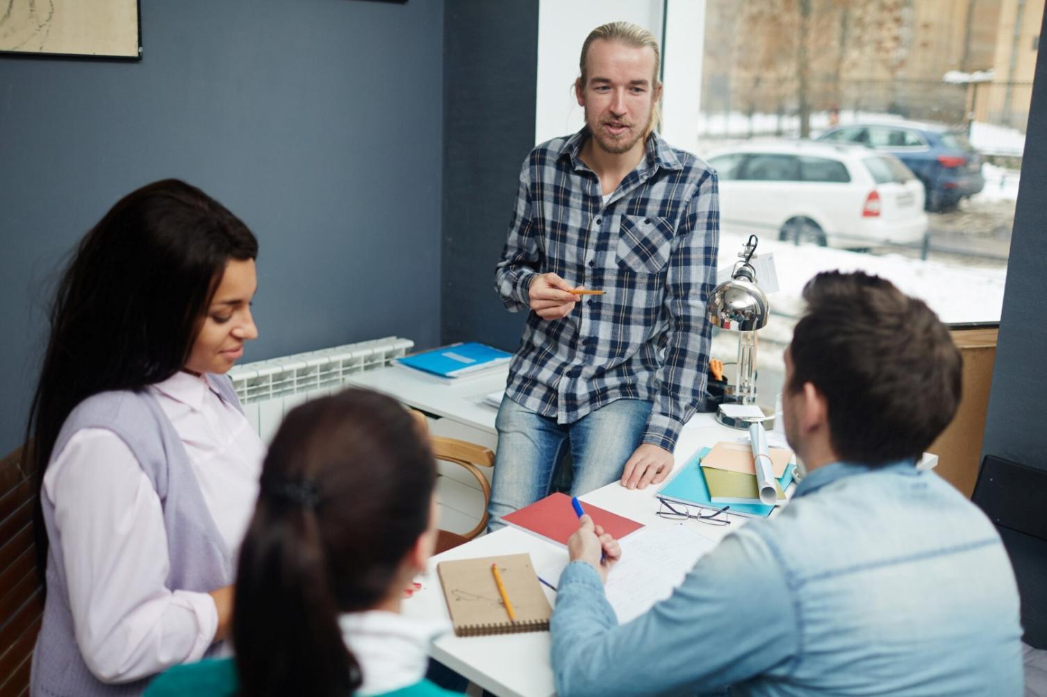 Financial planning consultation showing collaborative approach to business recovery
